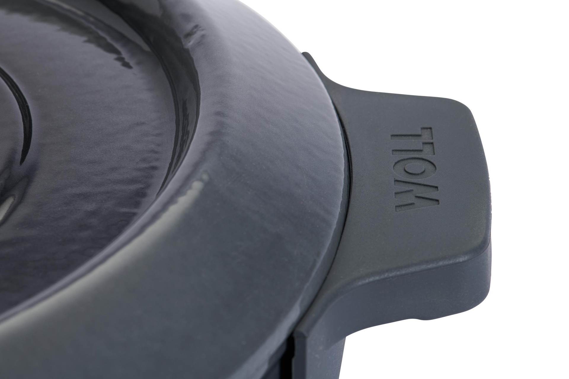 Iron Guss-Kasserolle mit Deckel Detailansicht