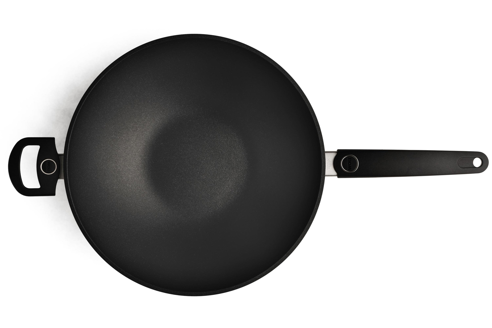 Titan Best Guss-Wok- und Rührpfanne Draufsicht | Ceran, Gas, Elektro, Halogen | 32cm