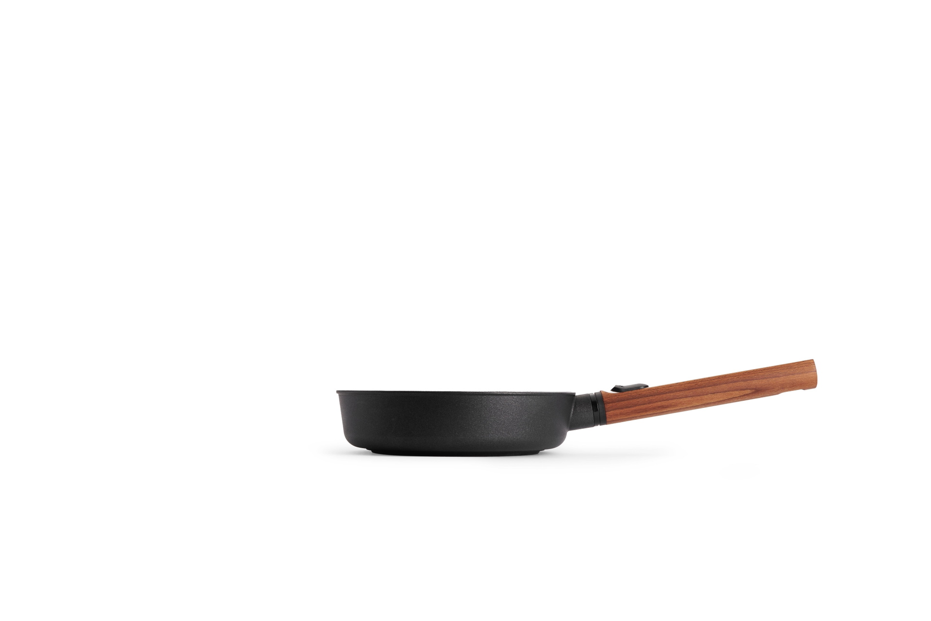Eco Logic QXR Gusspfanne Eco Logic QXR Gusspfanne Seitenansicht | Holz - Abnehmbar | Alle Herdarten inkl. Induktion | 20 cm