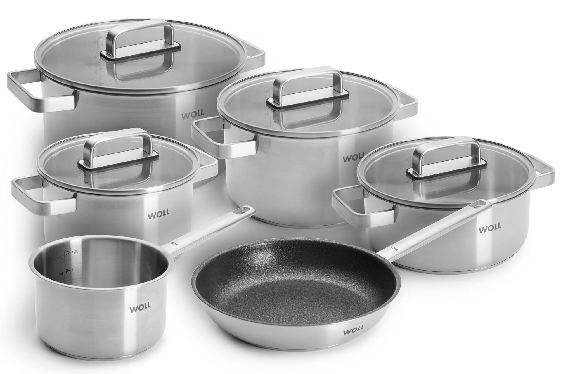 Steel Topf-Set, 10-tlg. Steel Topf-Set, 10-tlg.