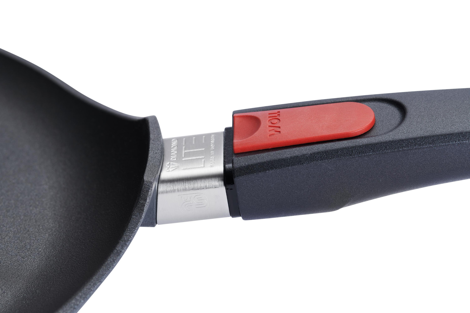 1226DPS_1226DPI_Detail Diamond Lite Guss-Crêpepfanne Detailansicht | Stiel - Abnehmbar | Ceran, Gas, Elektro, Halogen | 26cm