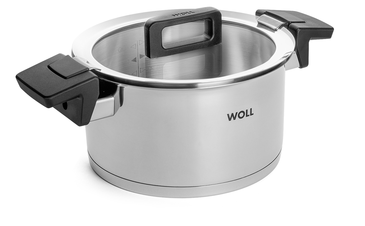 Runder Concept Topf in der drei Seitenansicht.