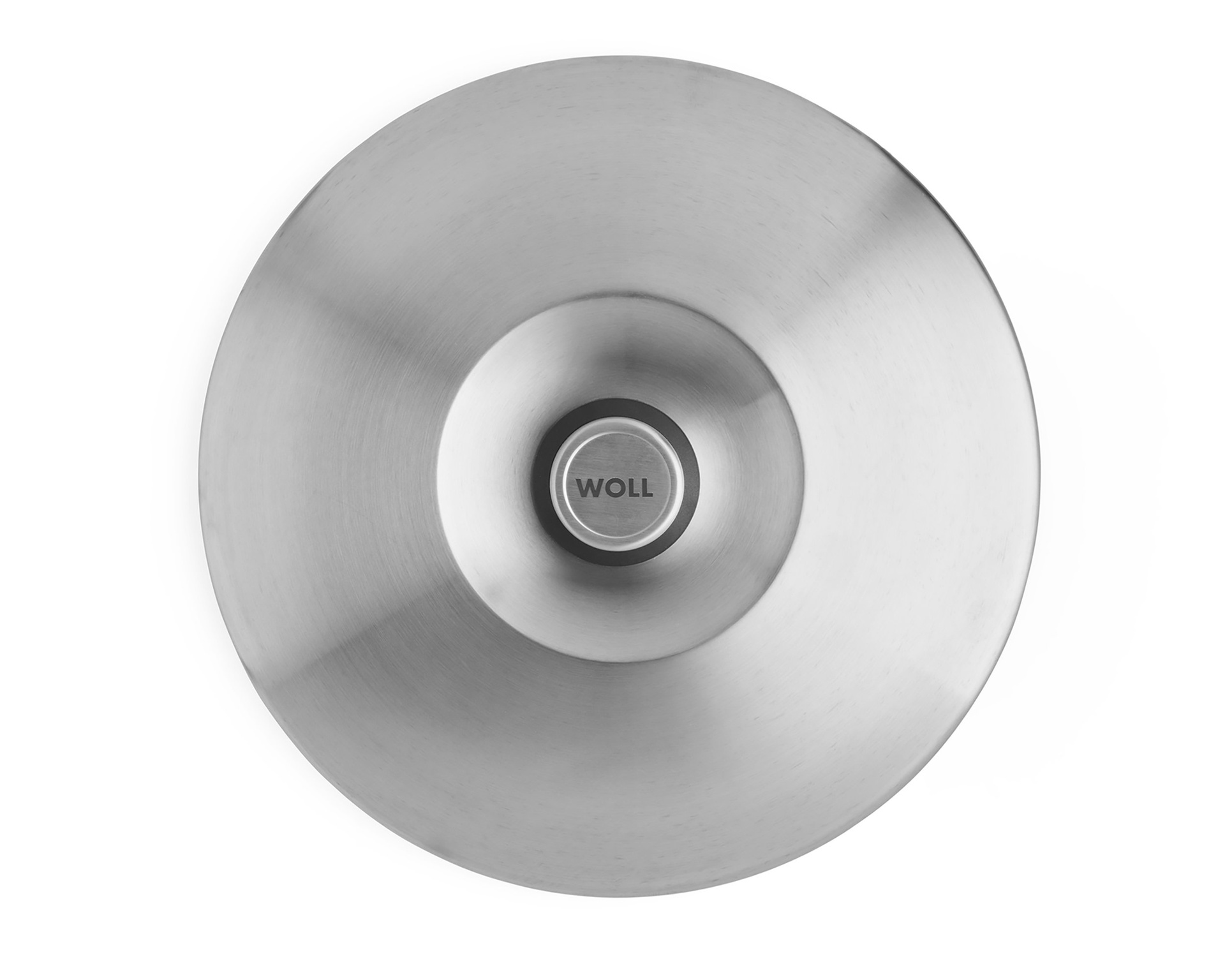 S28PLCM_Overhead Logic Pro Edelstahldeckel (rund) Draufsicht | 28cm