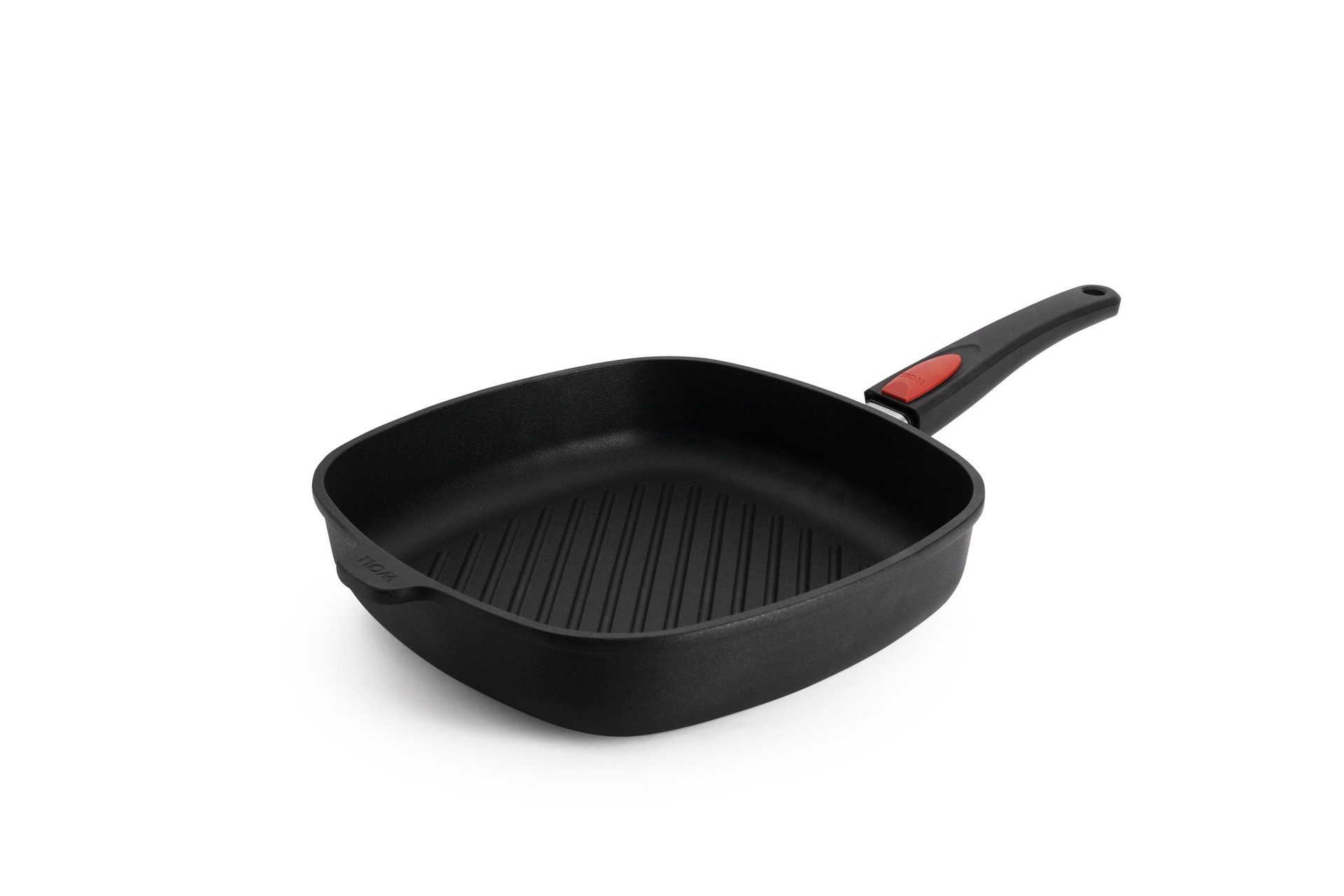 Titan Best Guss-Grillpfanne, viereckig, mit Rillen Titan Best Guss-Steakpfanne, viereckig, mit Rillen