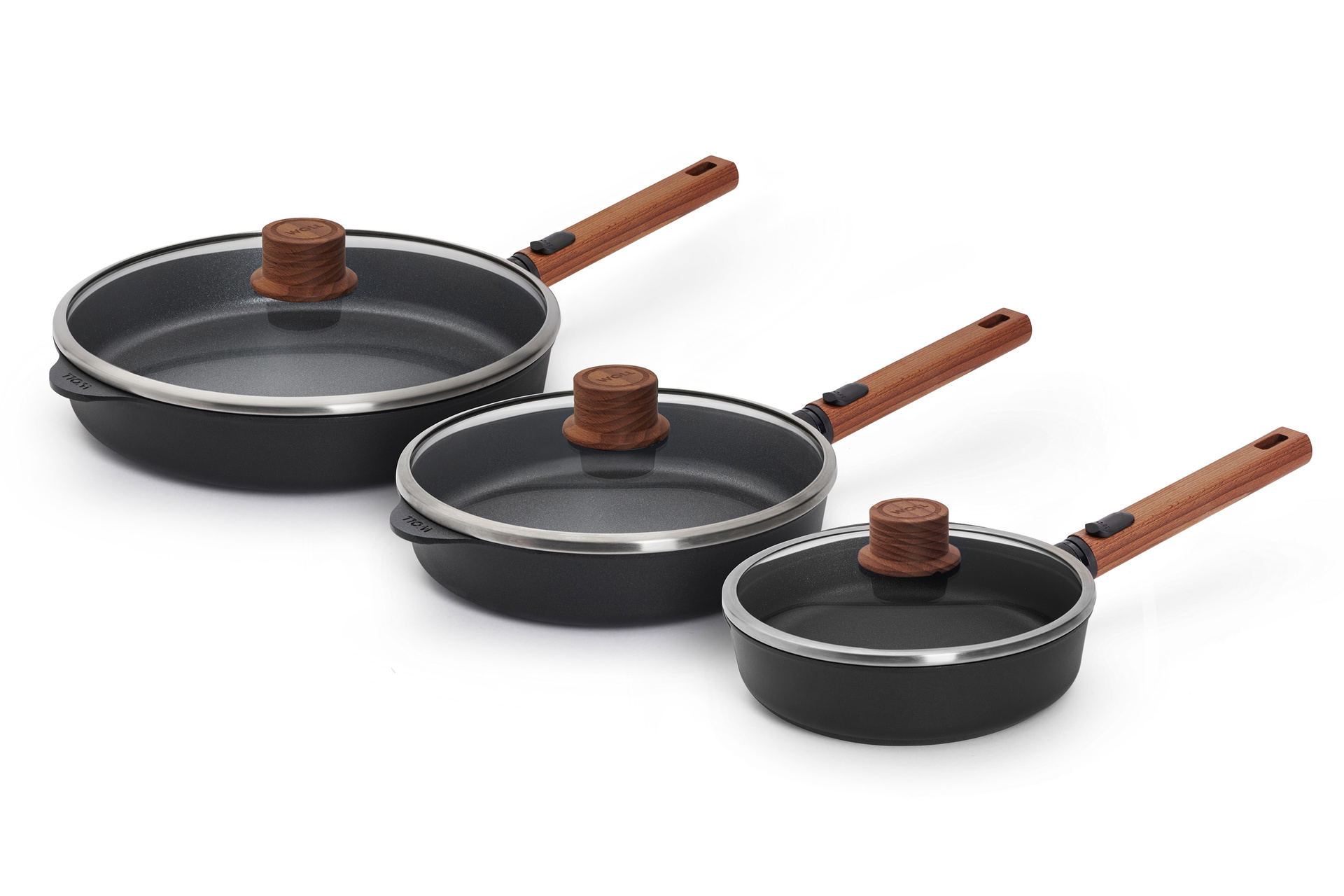 Eco Logic QXR Pfannen-Set, 6-tlg., Ø 28 + 24 + 20 cm Eco Logic QXR Pfannen-Set, 6-tlg., Ø 28 + 24 + 20 cm