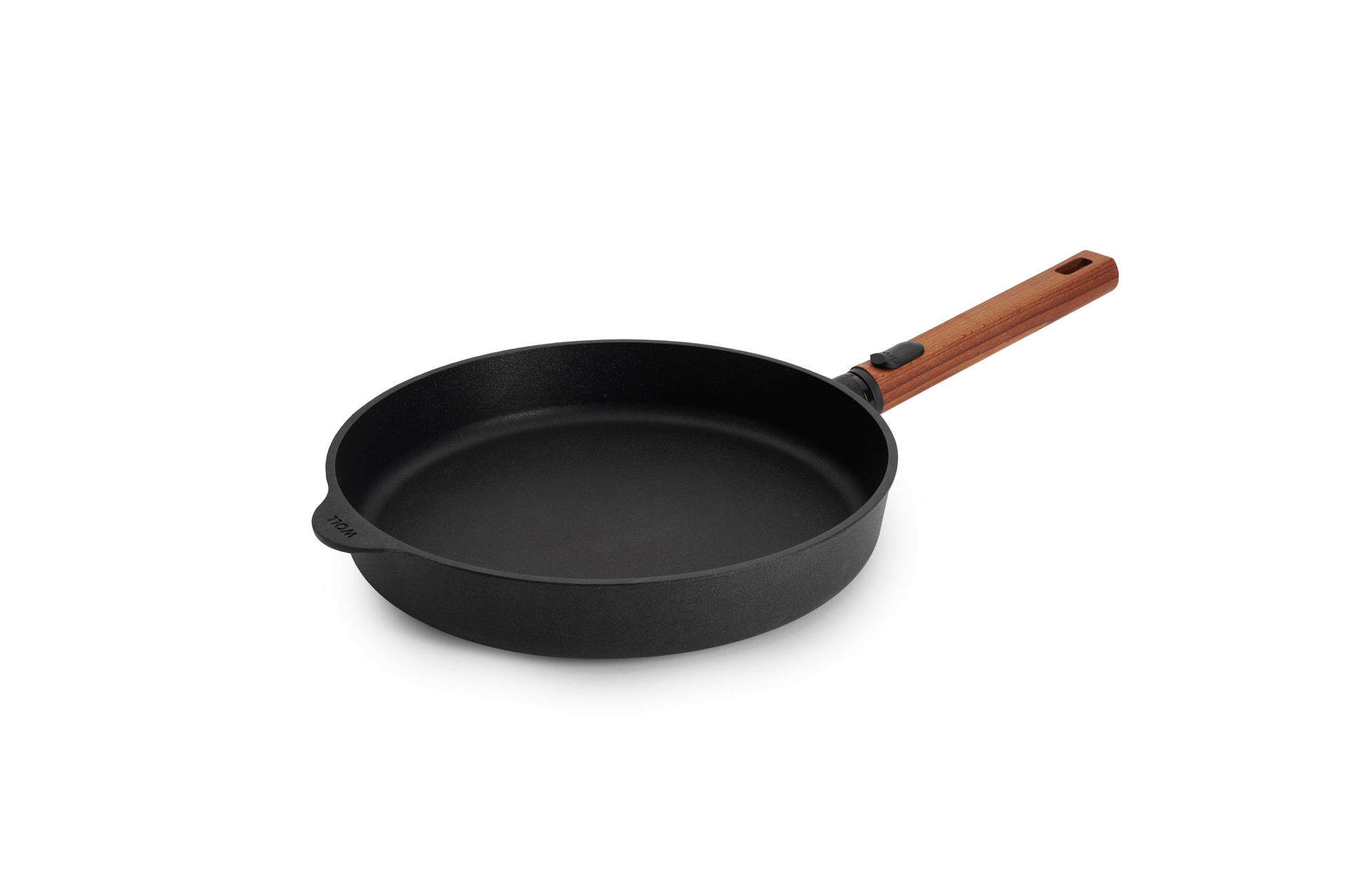 Eco Logic QXR Gusspfanne  | Holz - Abnehmbar | 28 cm | Alle Herdarten inkl. Induktion