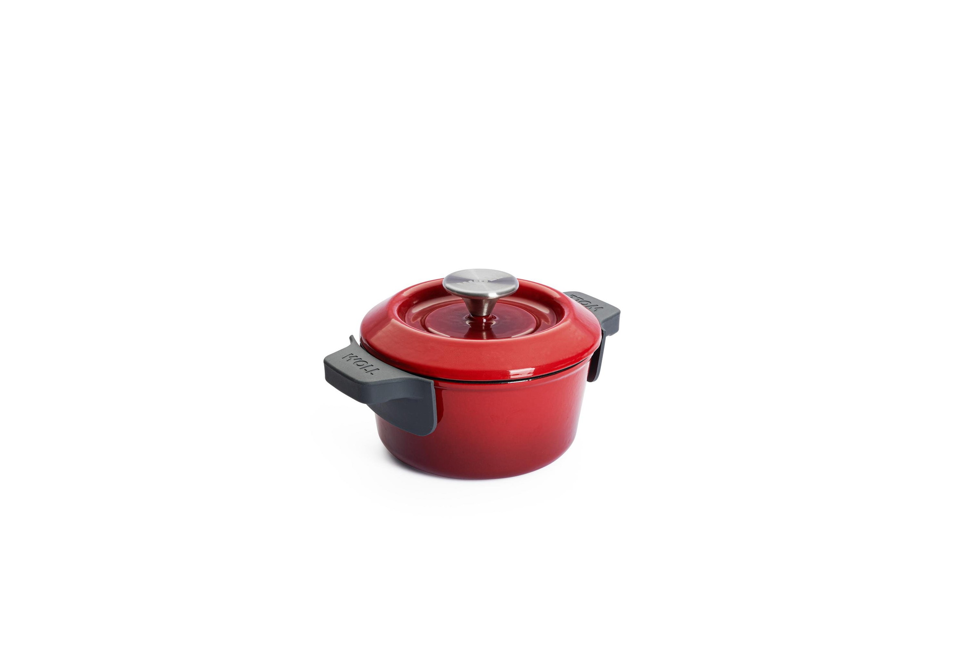 Iron Gusstopf mit Deckel | Alle Herdarten inkl. Induktion | Chili Red | 16cm