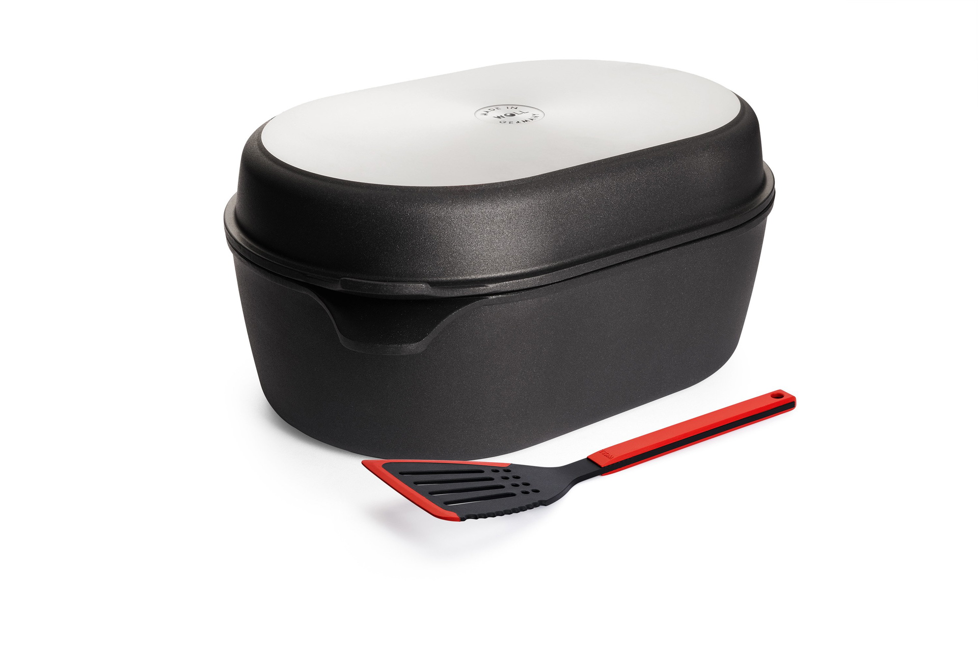 Titan Best Gussbräter mit Jumbo-Pfannenwender | 40x27cm