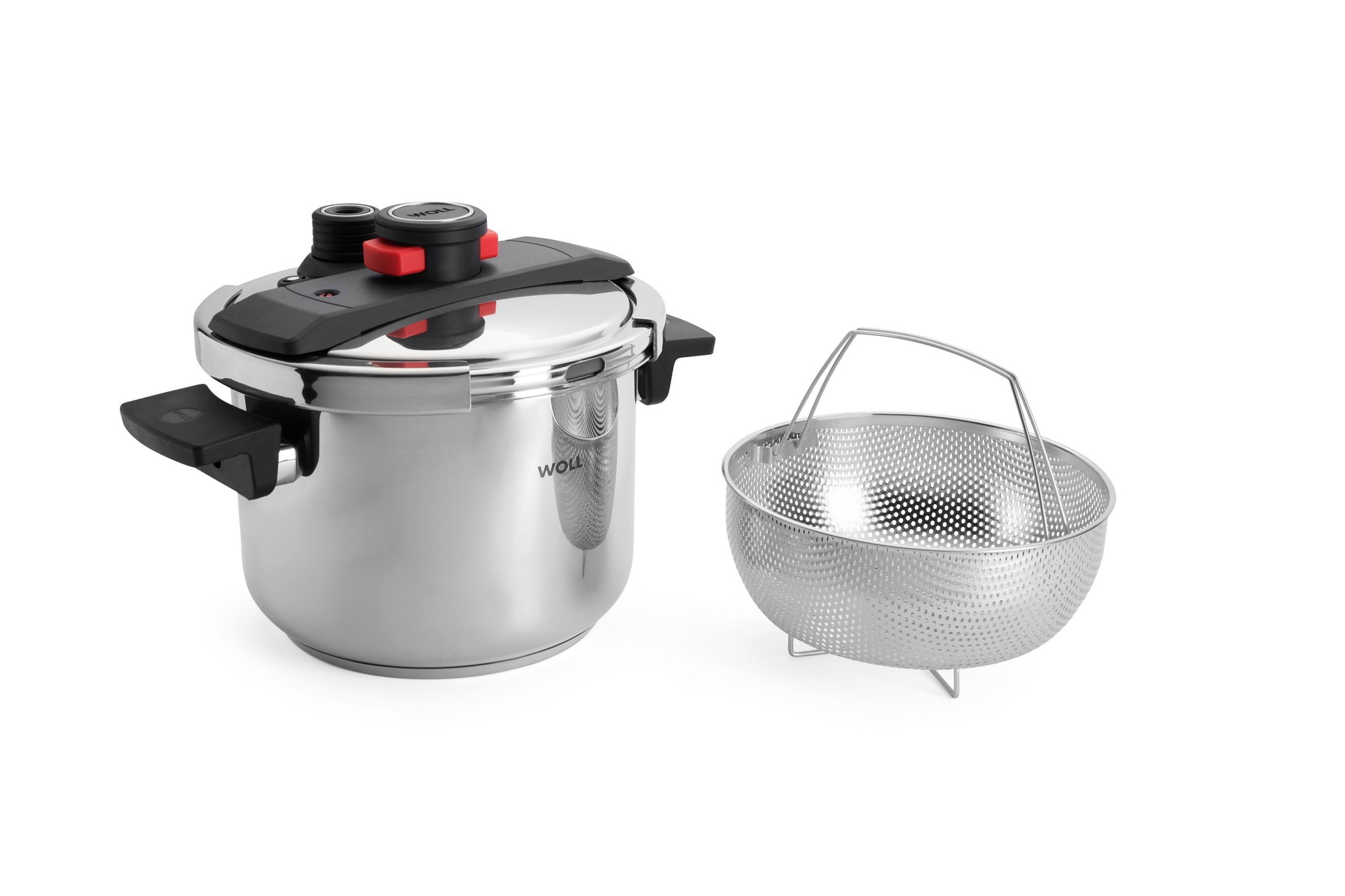 Pressure Pro Schnellkochtopf mit Deckel und Dünsteinsatz