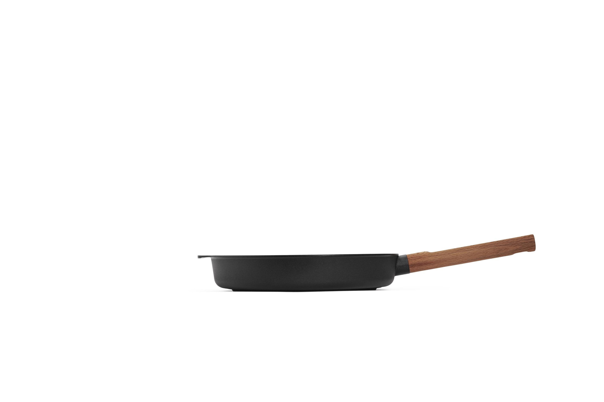 Eco Logic QXR Gusspfanne  Seitenansicht | Holz - Fest | 28 cm | Alle Herdarten inkl. Induktion