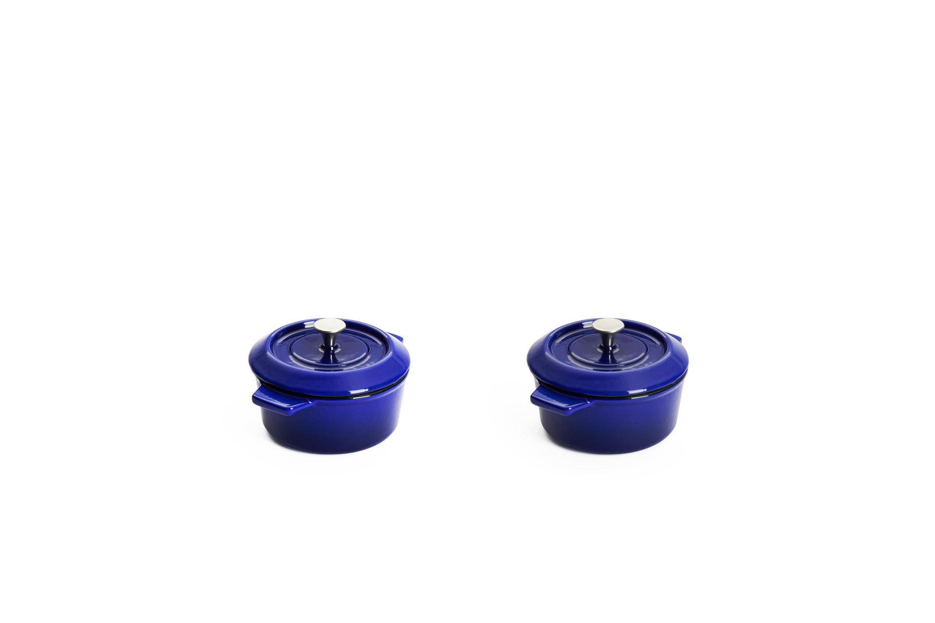 Iron Guss-Mini-Kasserolle mit&nbsp;Deckel, 2-tlg. | Cobalt Blue | Alle Herdarten inkl. Induktion | 10cm