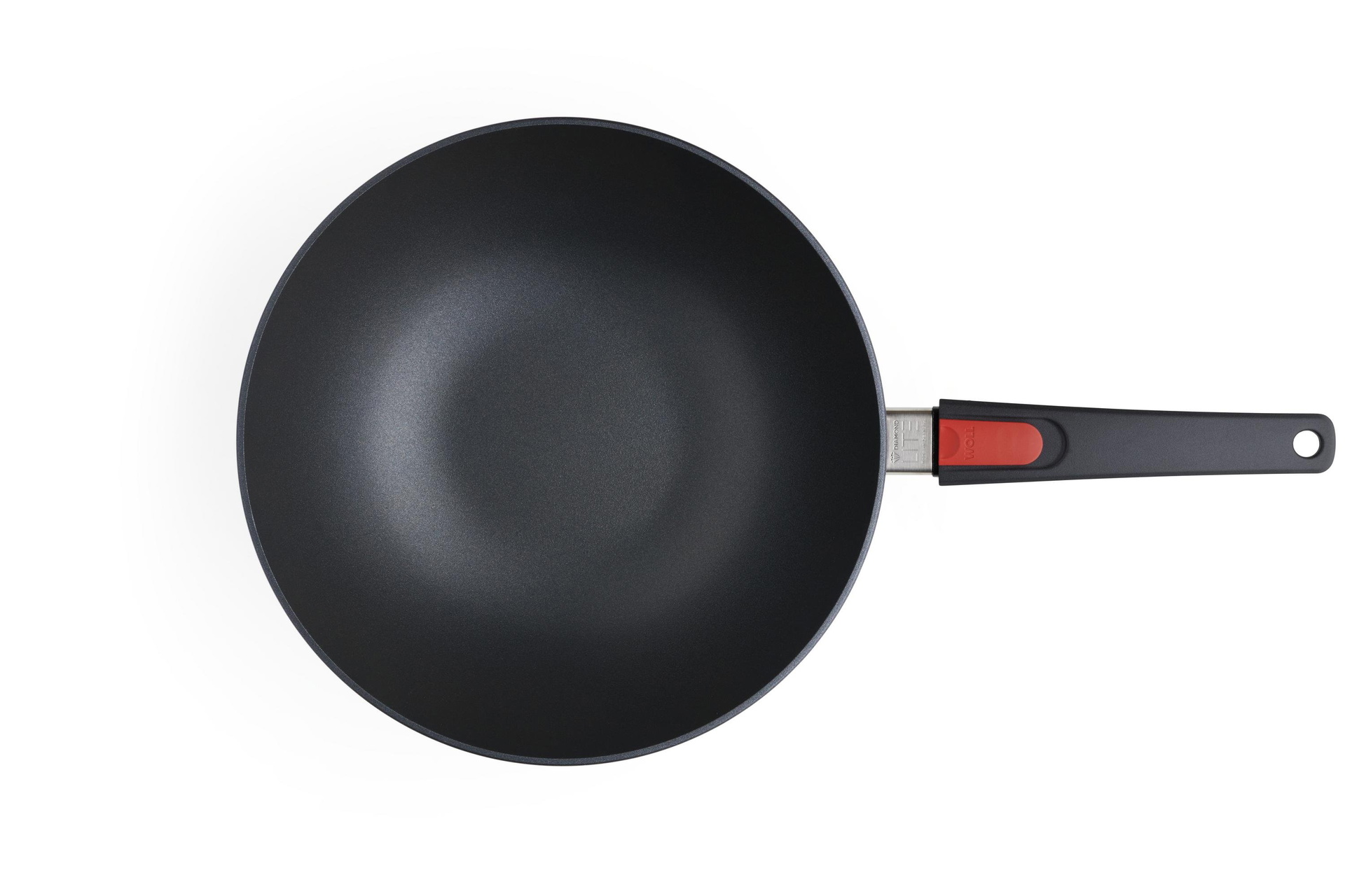 Diamond Lite Guss-Wok- und Rührpfanne Draufsicht | Stiel - Abnehmbar | Ceran, Gas, Elektro, Halogen | 30cm