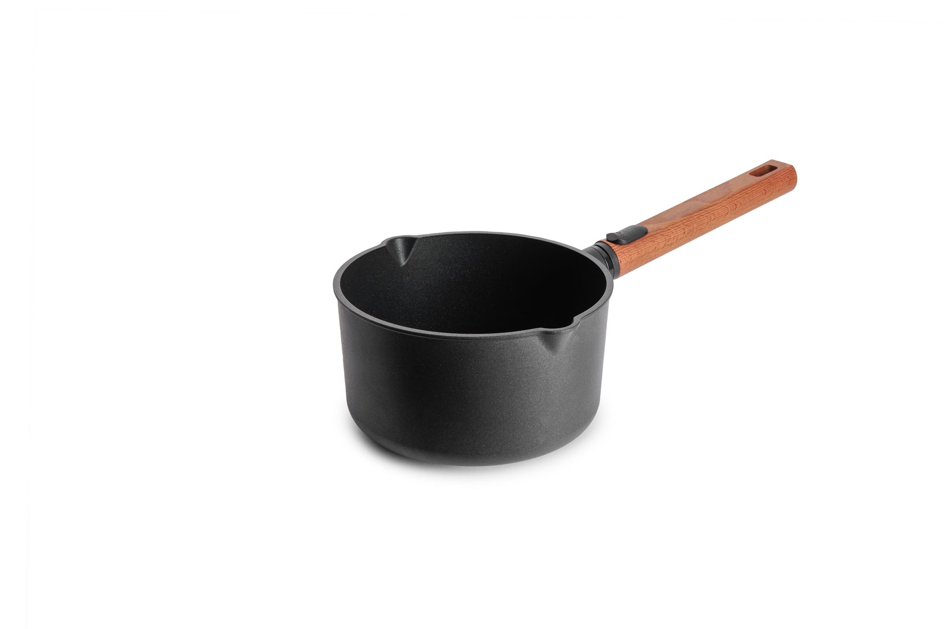 Eco Logic QXR Guss-Stieltopf Eco Logic QXR Guss-Stieltopf | Holz - Abnehmbar | Alle Herdarten inkl. Induktion | 18 cm