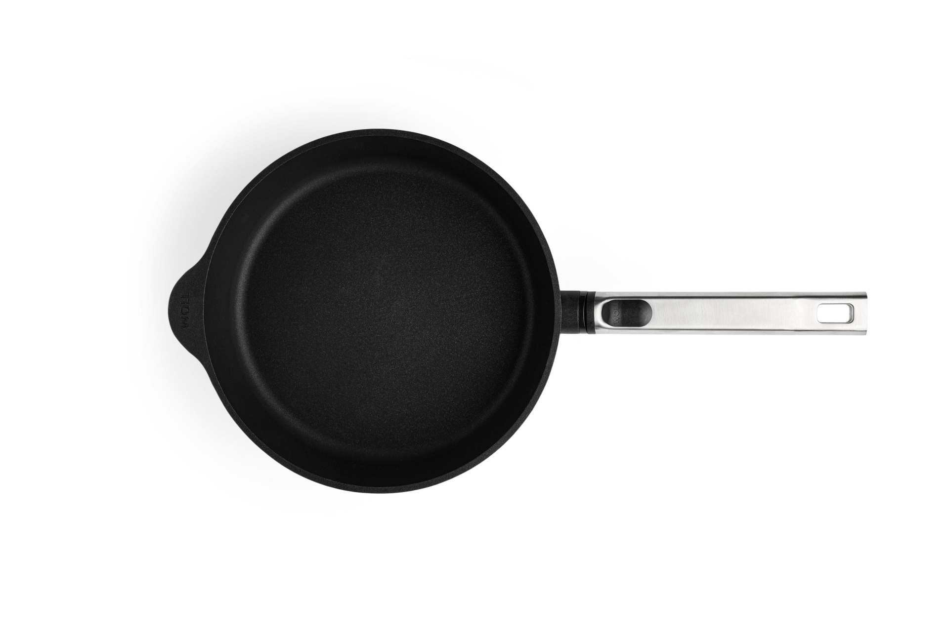 Logic XR Guss-Hochrandpfanne Draufsicht | Edelstahl - Abnehmbar | Alle Herdarten inkl. Induktion | 24cm